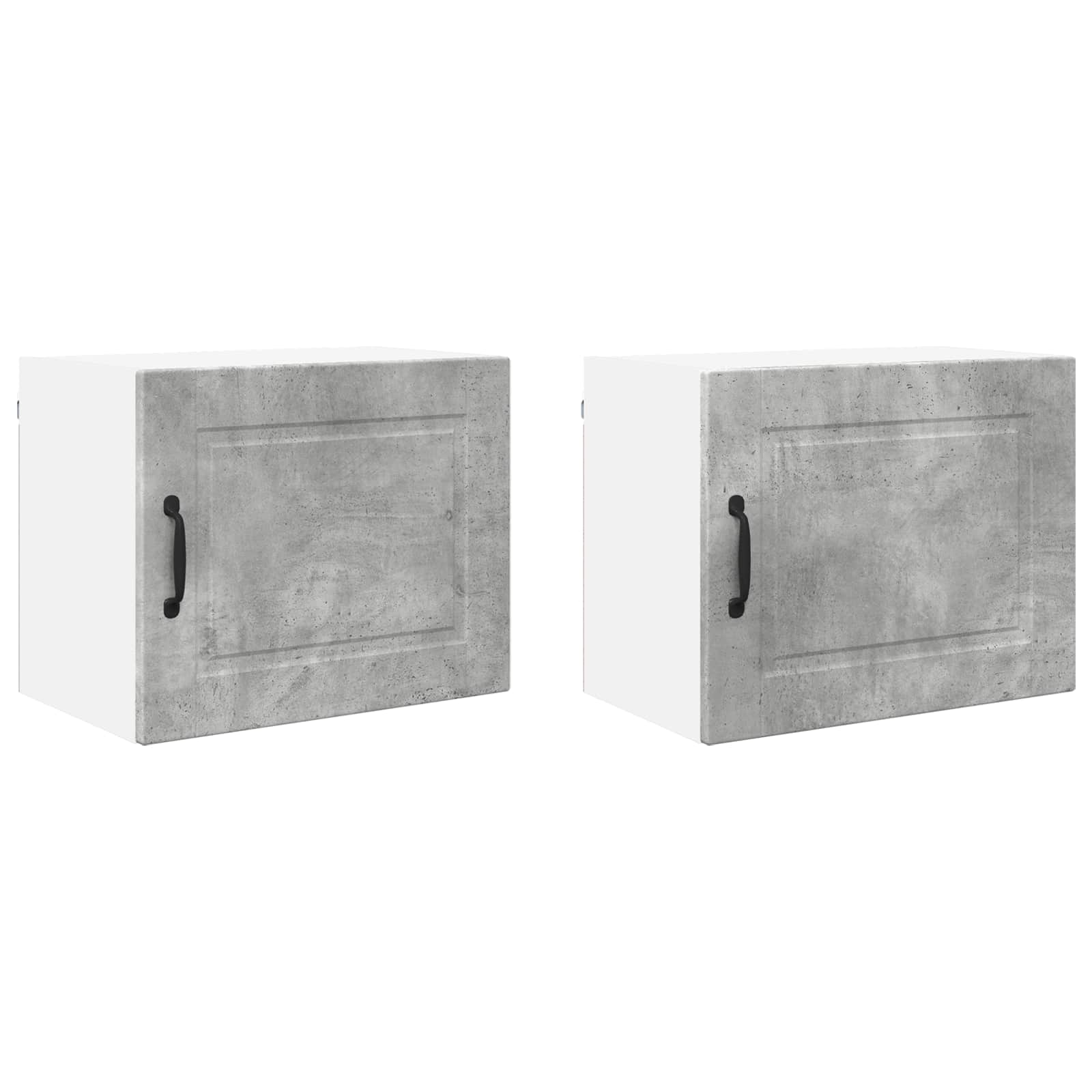 Ormar za Zid 2 pcs Betonski sivi 50 x 31 x 40 cm