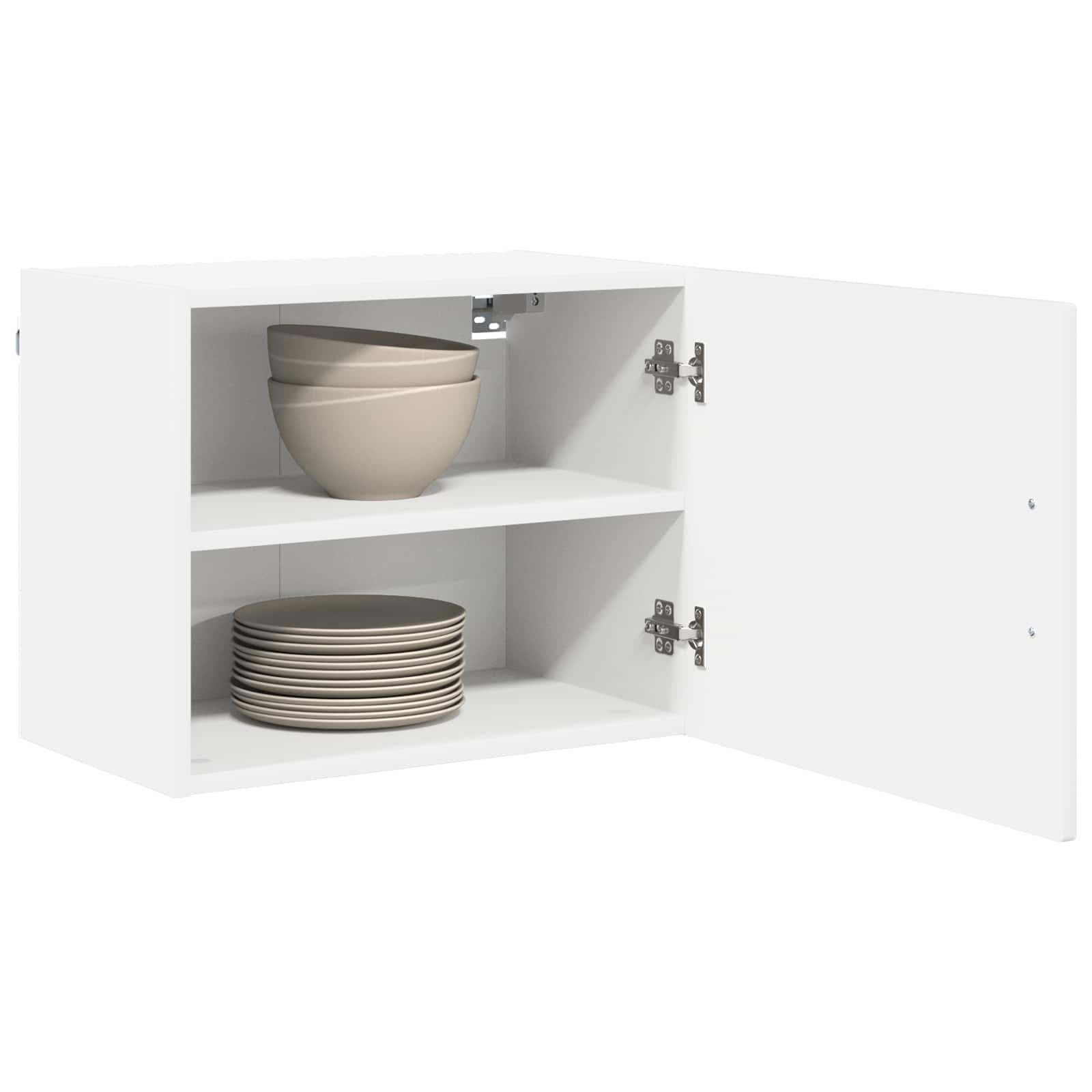 Ormar za Zid 2 pcs Visoki sjaj bijela 50 x 31 x 40 cm