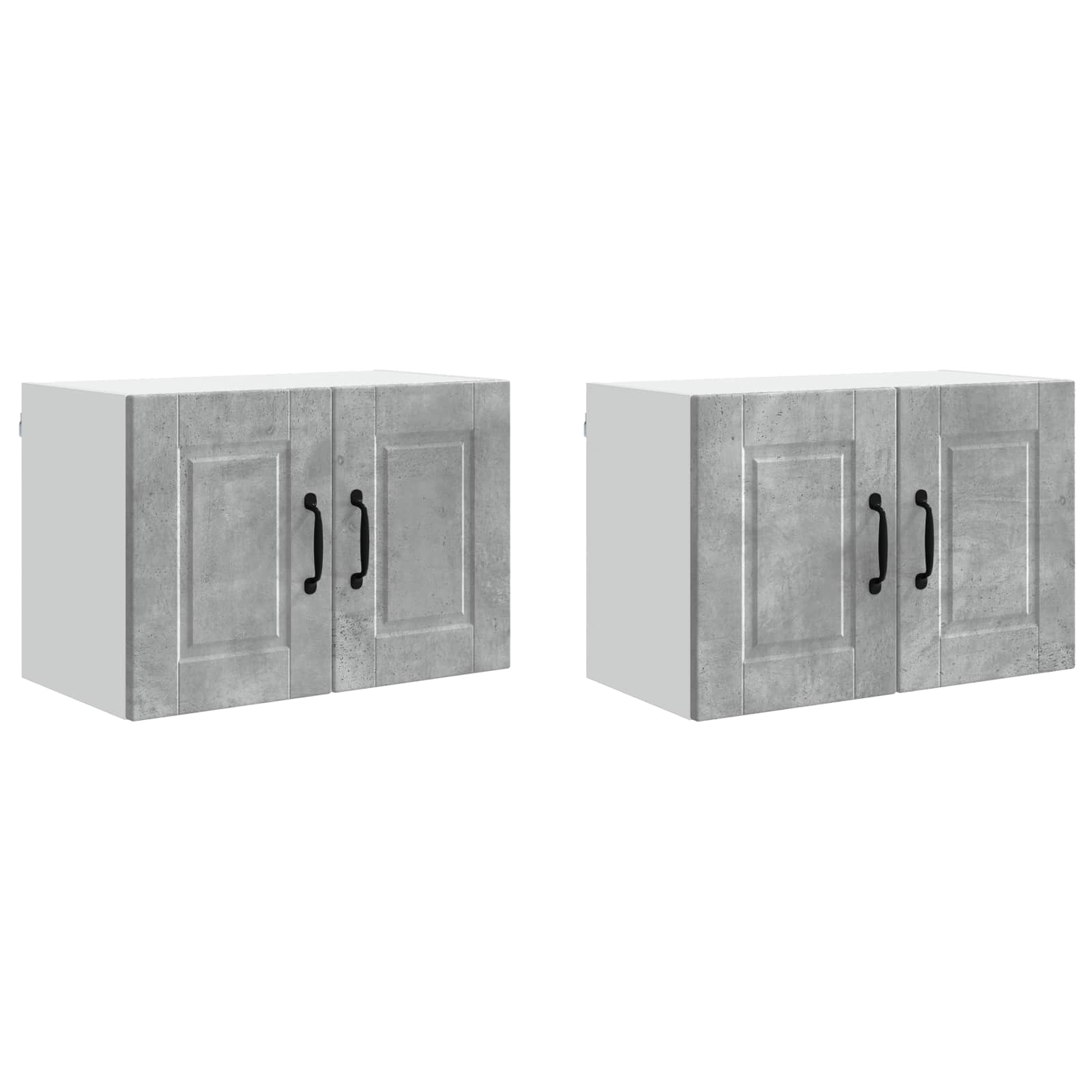 Ormar za Zid 2 pcs Betonski sivi 60 x 31 x 40 cm