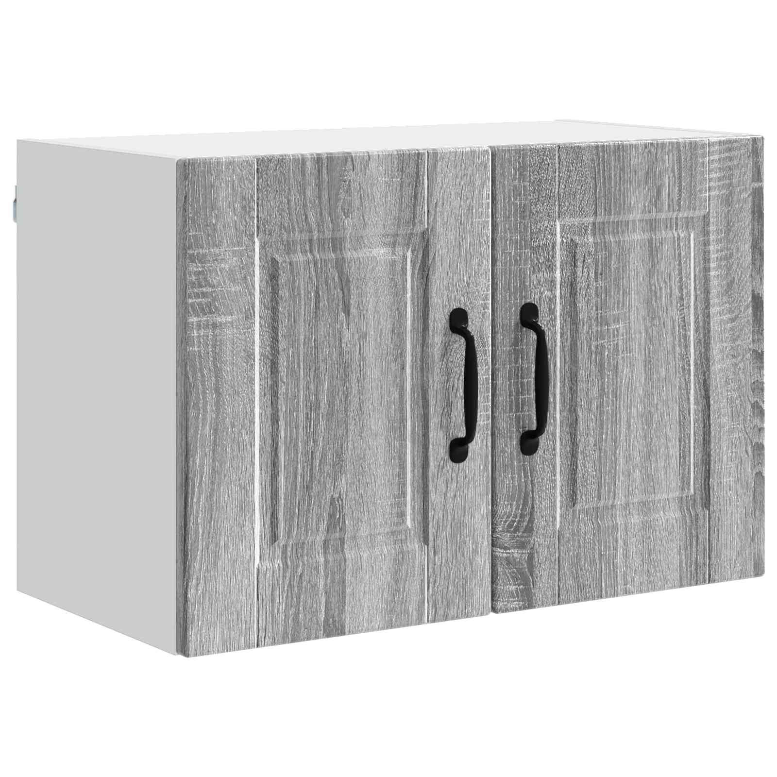 Ormar za Zid 2 pcs Siva Sonoma 60 x 31 x 40 cm