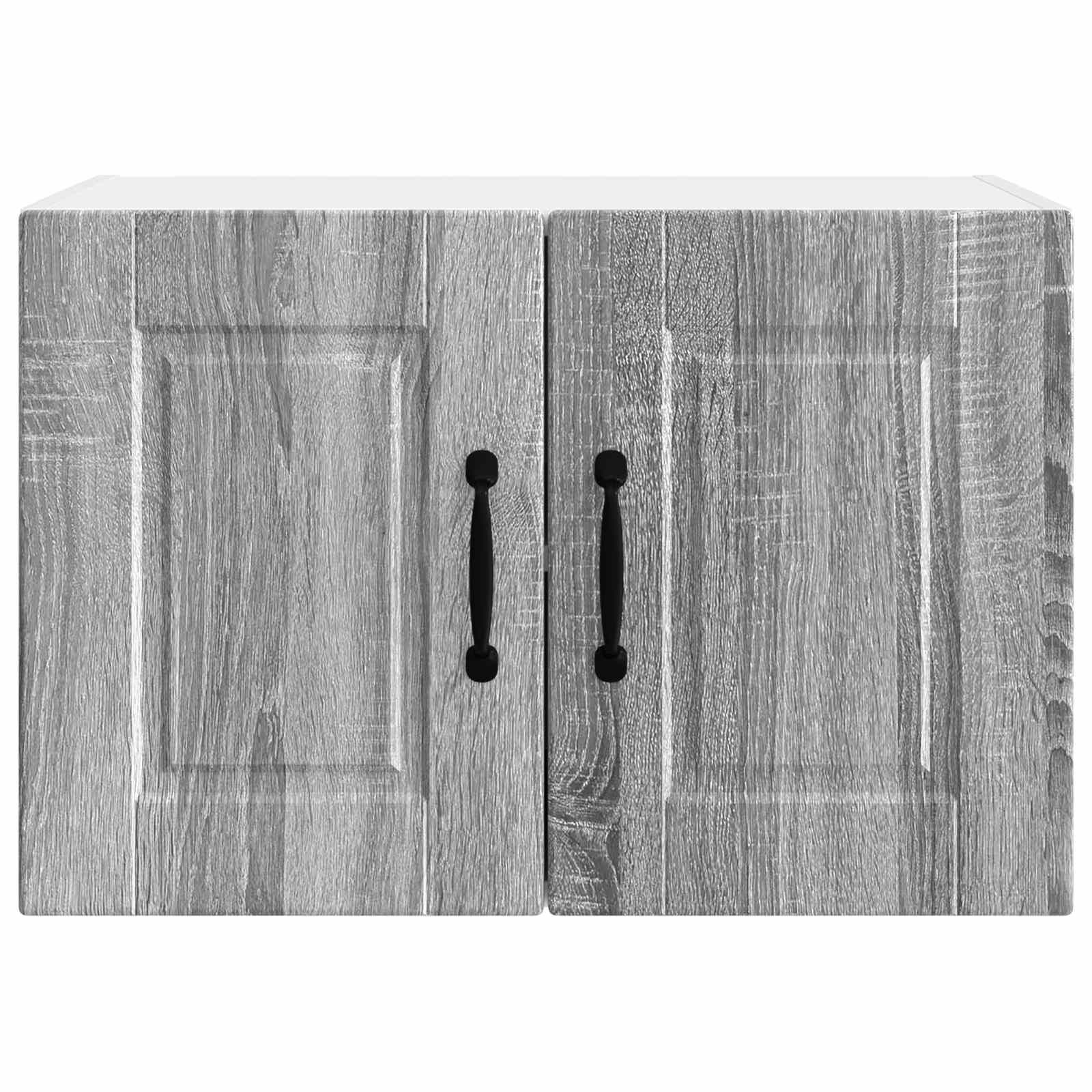 Ormar za Zid 2 pcs Siva Sonoma 60 x 31 x 40 cm