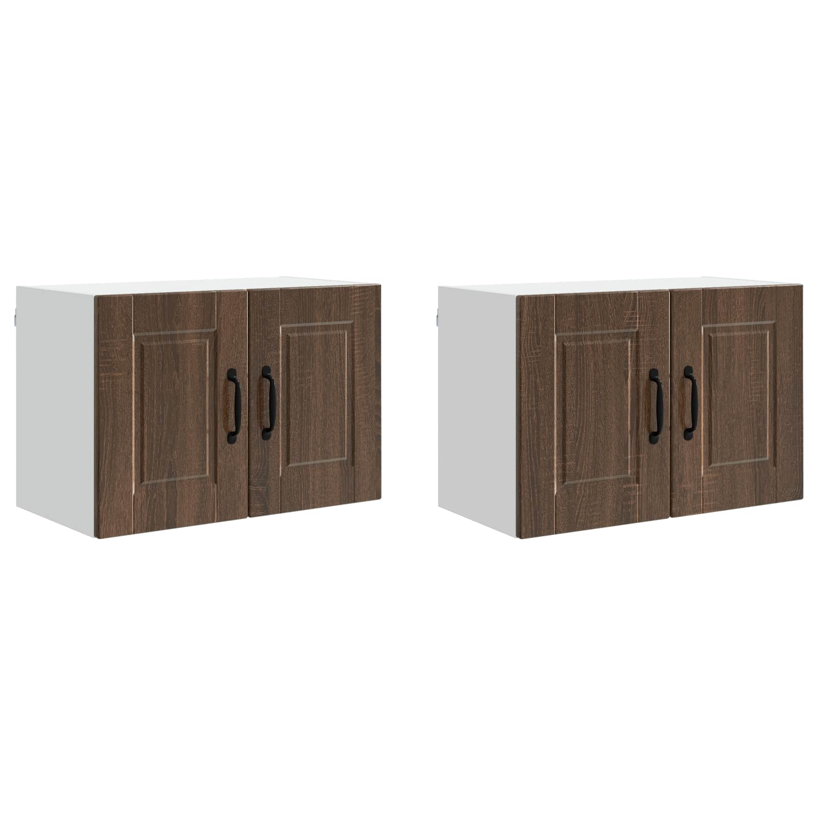 Ormar za Zid 2 pcs Smeđi hrast 60 x 31 x 40 cm