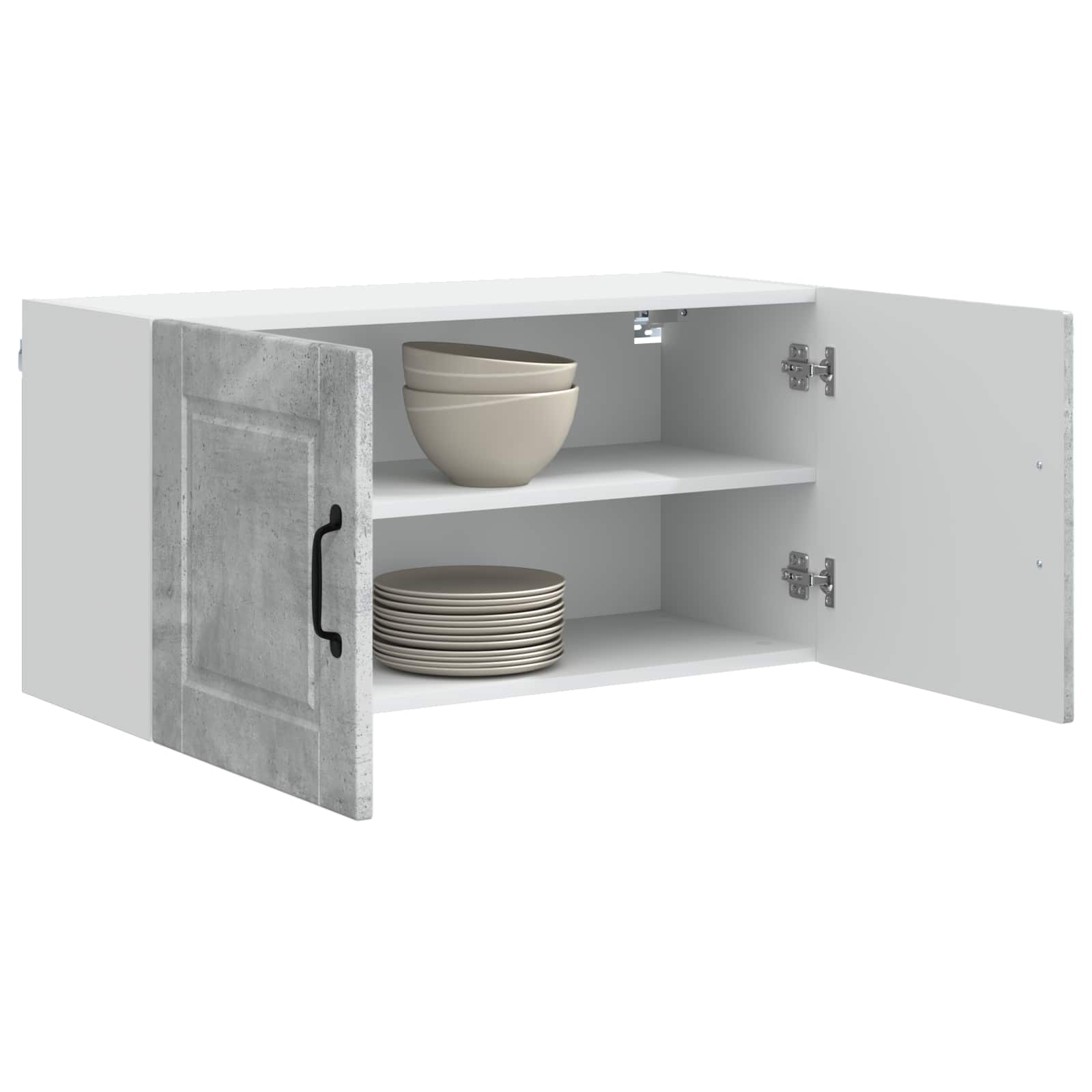 Ormar za Zid Betonski sivi 80 x 31 x 40 cm Konstruirano drvo