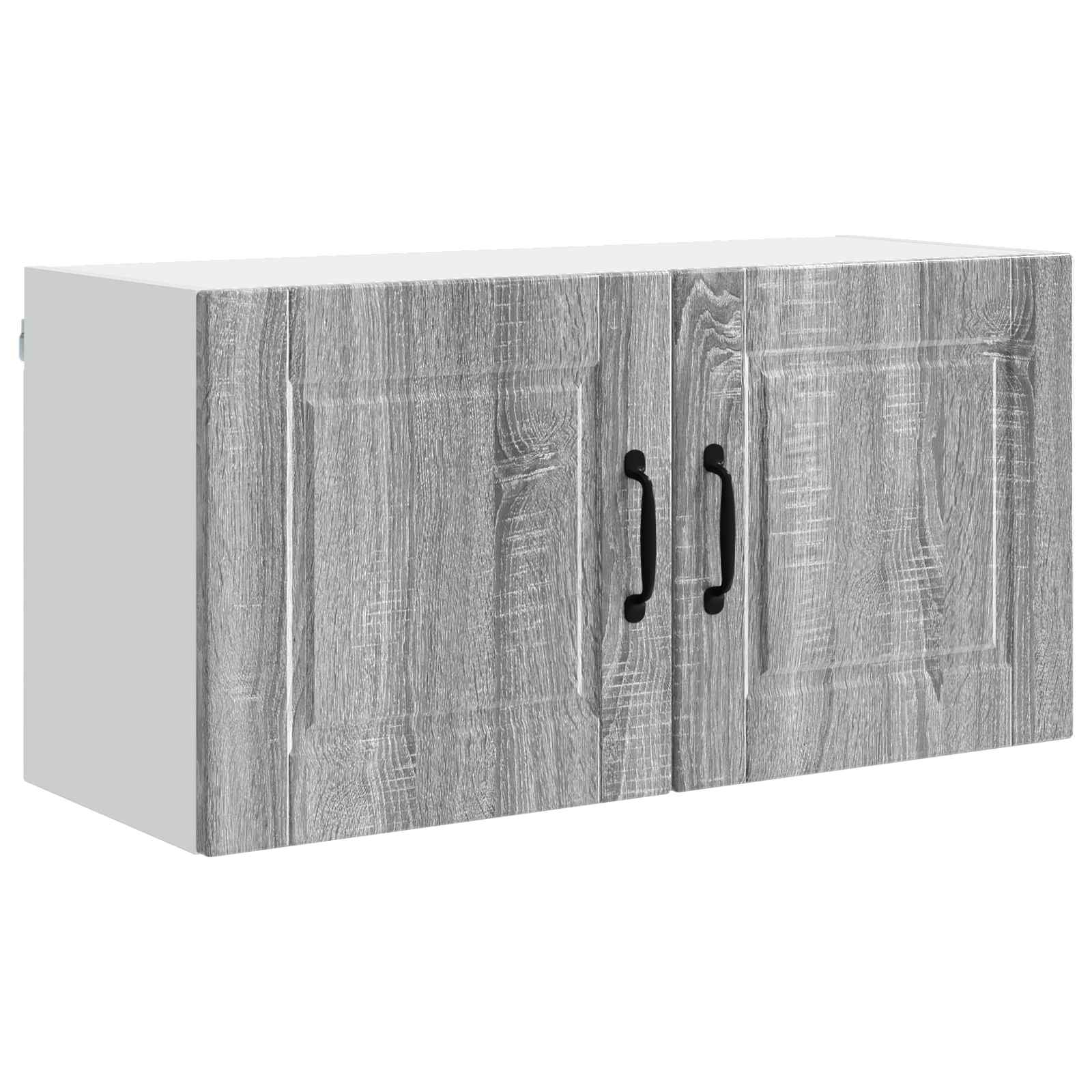 Ormar za Zid Siva Sonoma 80 x 31 x 40 cm Konstruirano drvo
