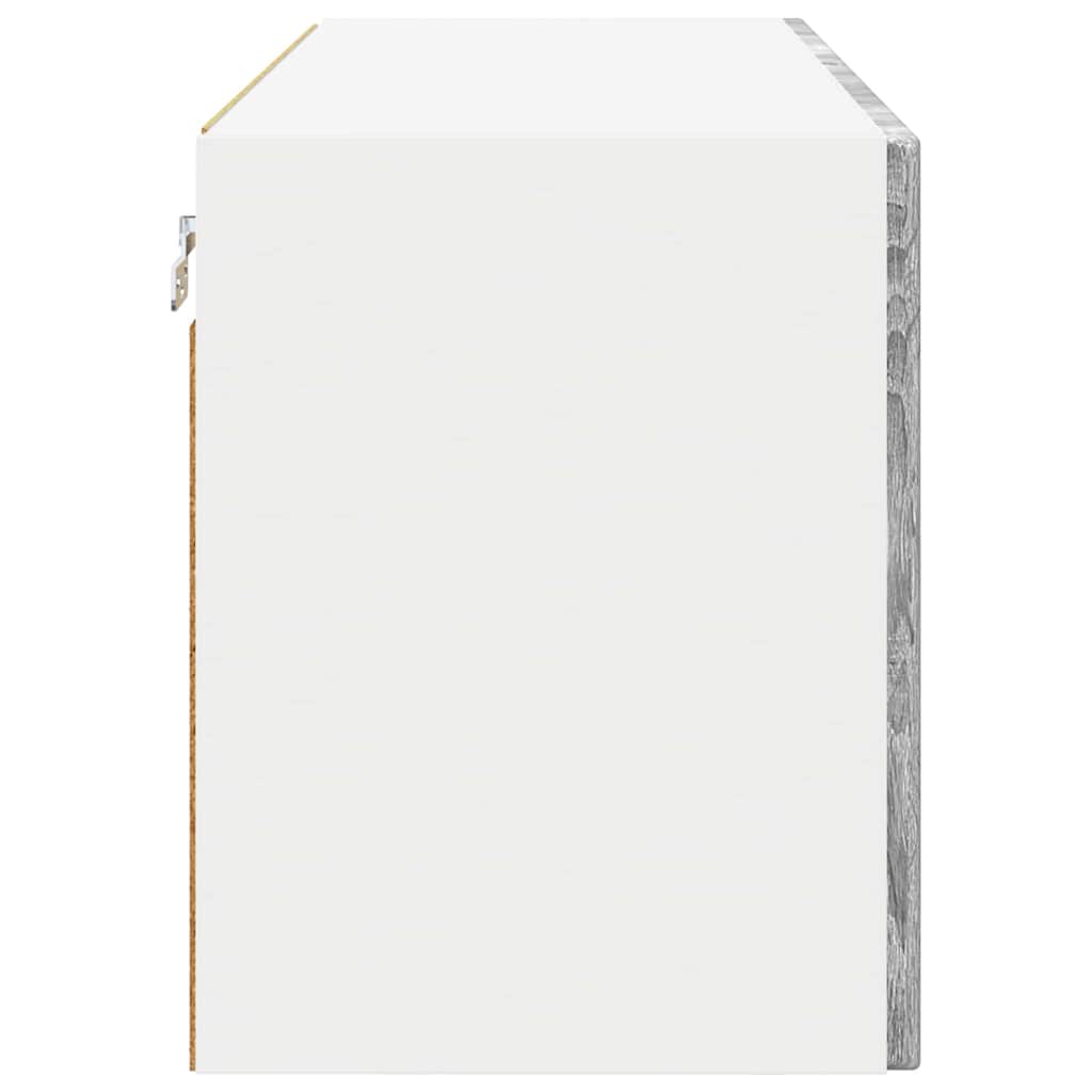 Ormar za Zid Siva Sonoma 80 x 31 x 40 cm Konstruirano drvo