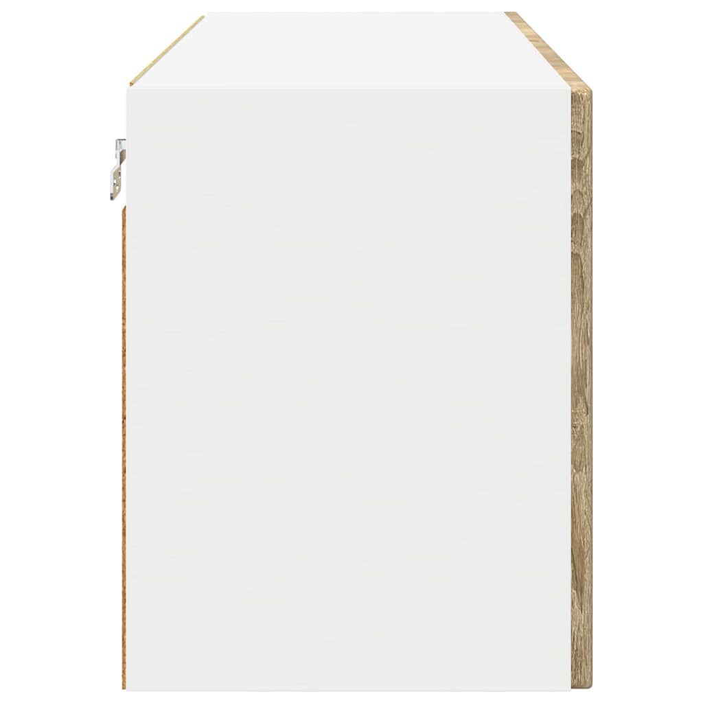 Zidni stakleni ormar Sonoma hrast 80 x 31 x 40 cm