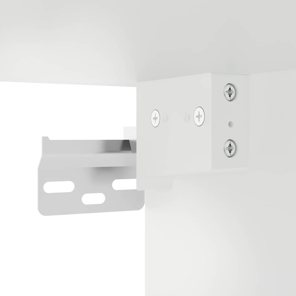Zidni stakleni ormarić Betonski sivi 80 x 31 x 40 cm