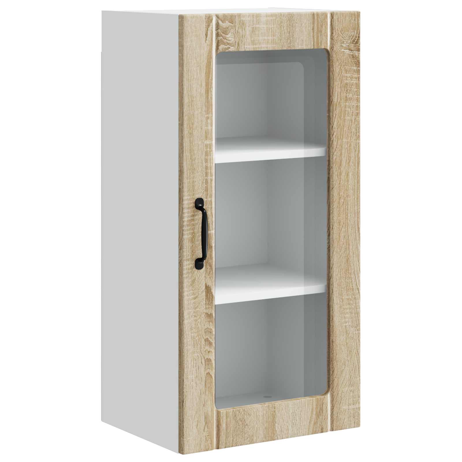 Zidni stakleni ormarić Sonoma hrast 40 x 31 x 80 cm