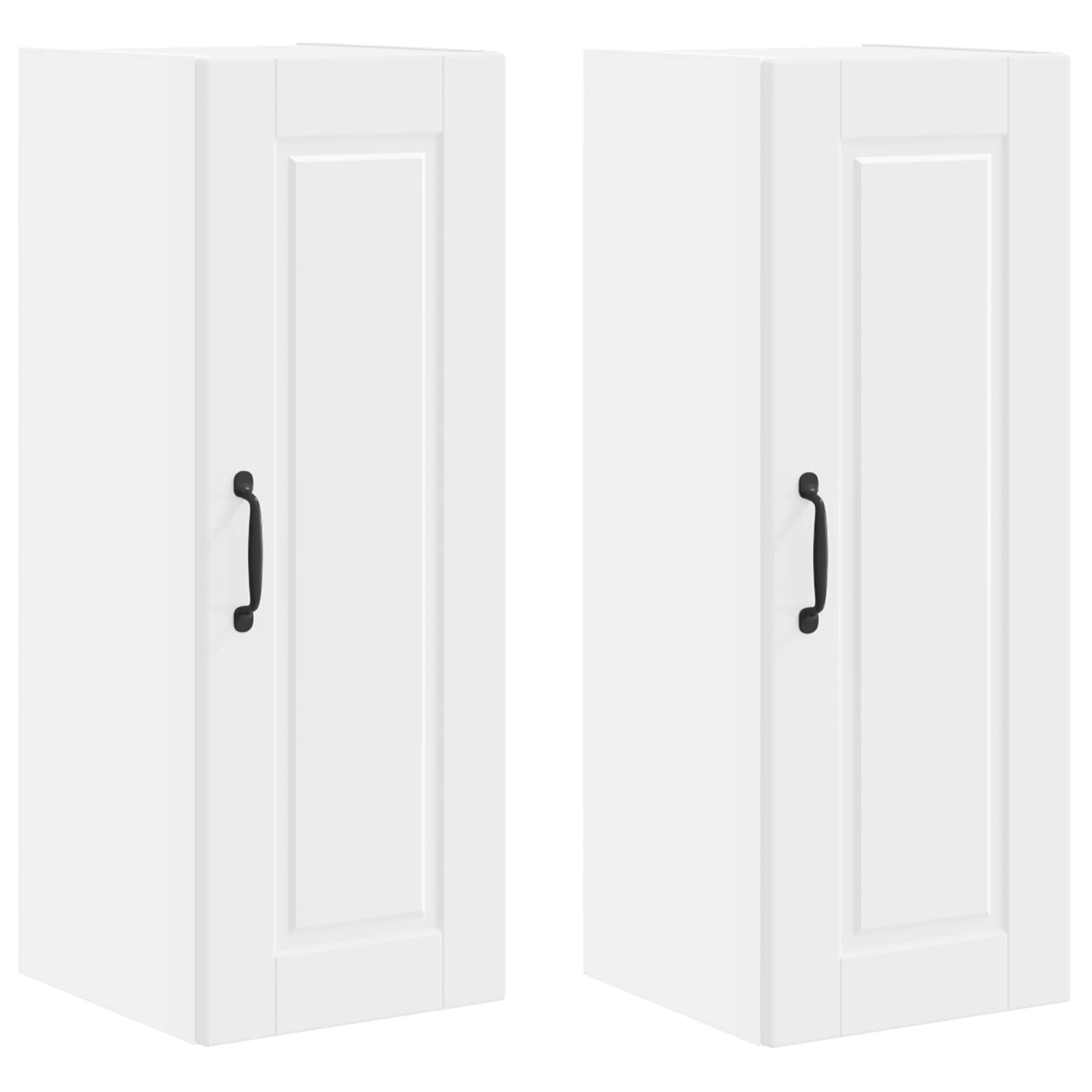 Ormar za Zid 2 pcs Bijelo 30 x 31 x 80 cm Konstruirano drvo