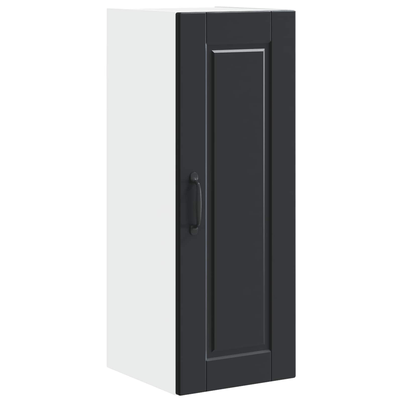 Ormar za Zid Crna 30 x 31 x 80 cm Konstruirano drvo