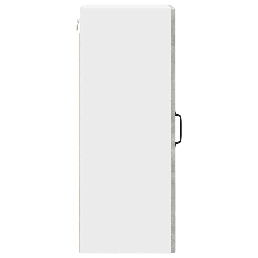 Ormar za Zid Betonski sivi 30 x 31 x 80 cm Konstruirano drvo