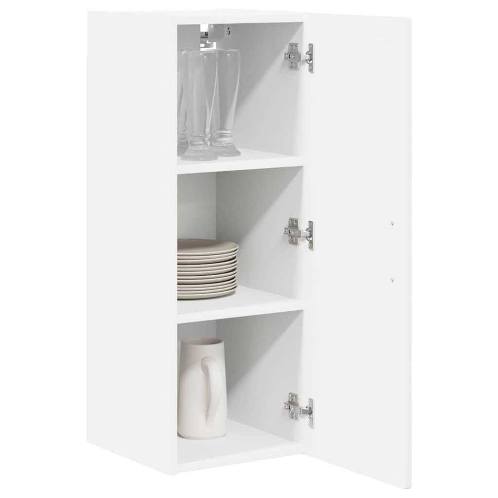 Ormar za Zid 2 pcs Visoki sjaj bijela 30 x 31 x 80 cm