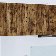 Ormar za Zid 2 pcs Dimljeni hrast 30 x 31 x 80 cm