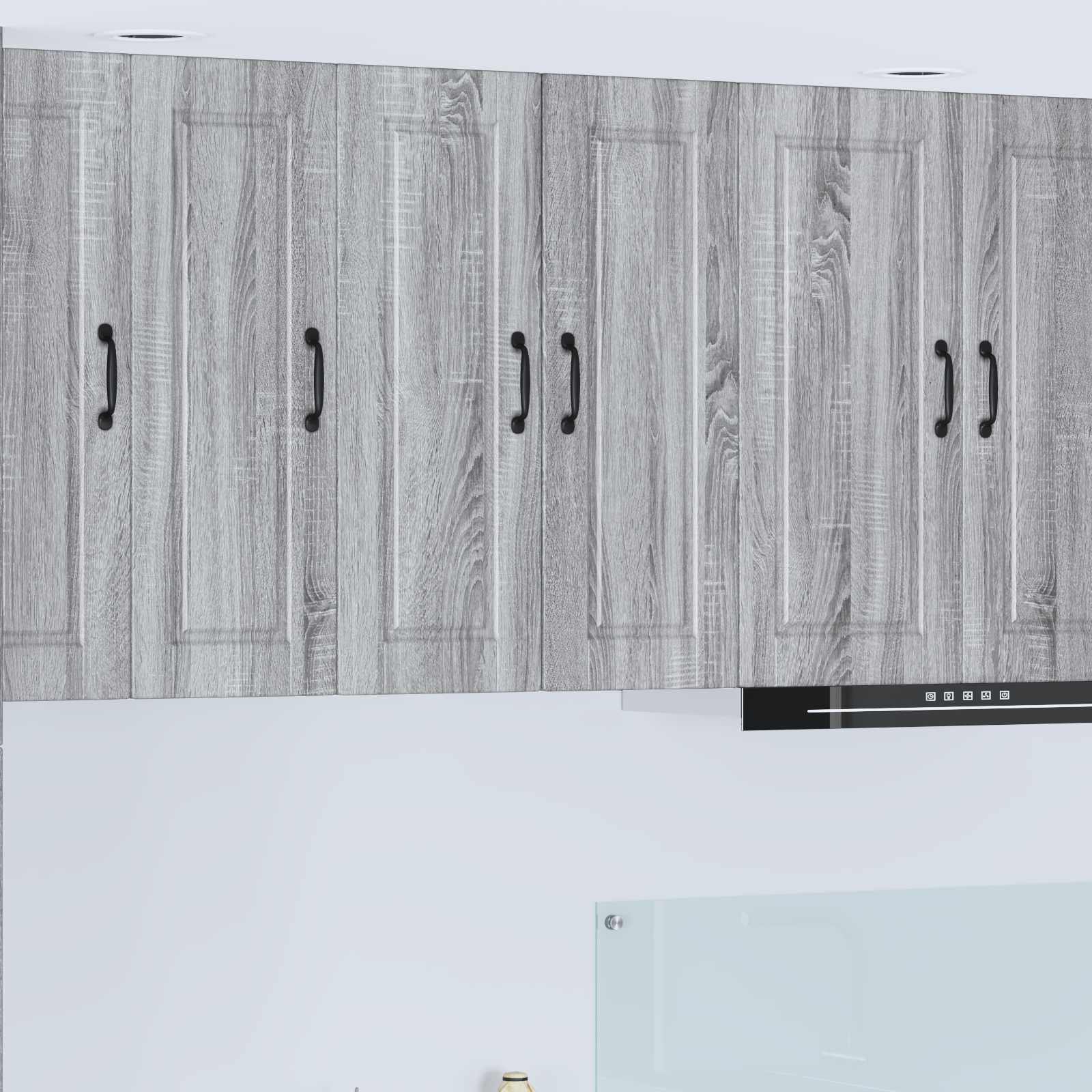 Ormar za Zid Siva Sonoma 30 x 31 x 80 cm Konstruirano drvo
