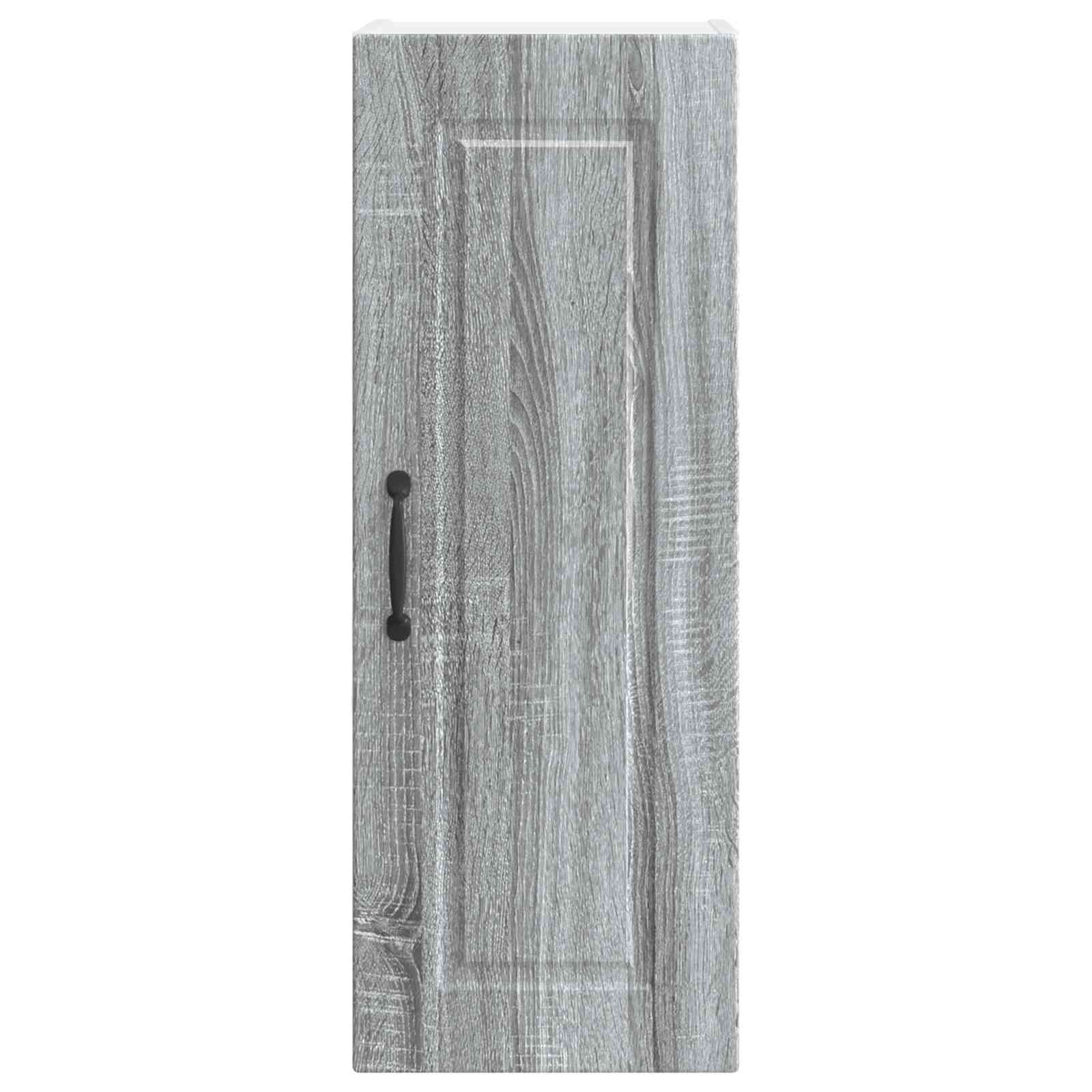 Ormar za Zid Siva Sonoma 30 x 31 x 80 cm Konstruirano drvo