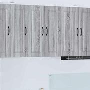 Ormar za Zid 2 pcs Siva Sonoma 30 x 31 x 80 cm