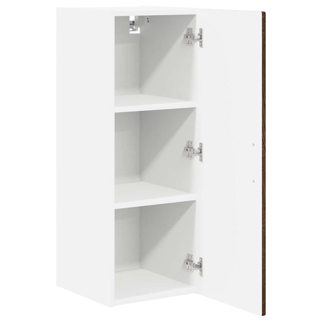Ormar za Zid 2 pcs Smeđi hrast 30 x 31 x 80 cm