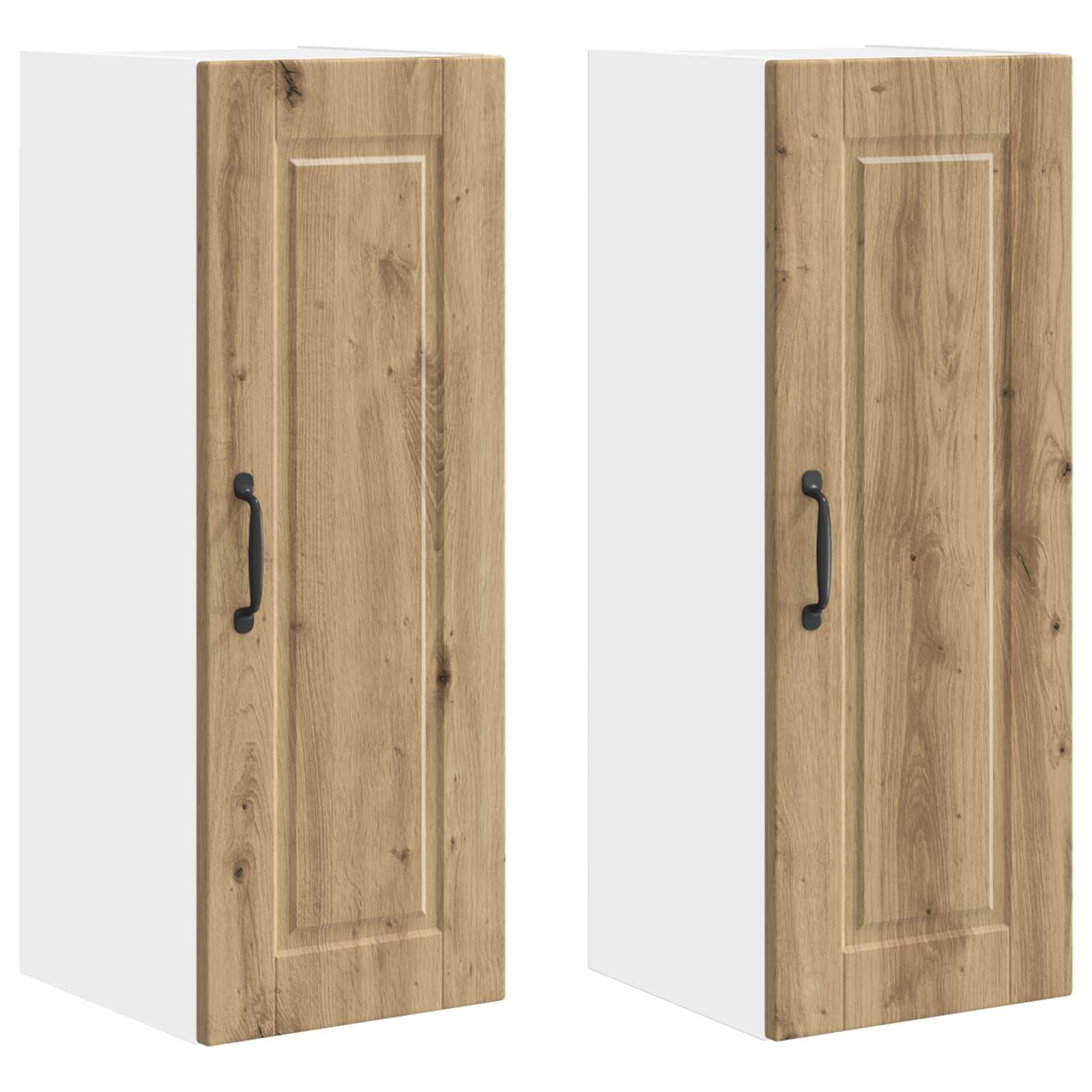 Ormar za Zid 2 pcs Umjetnički hrast 30 x 31 x 80 cm
