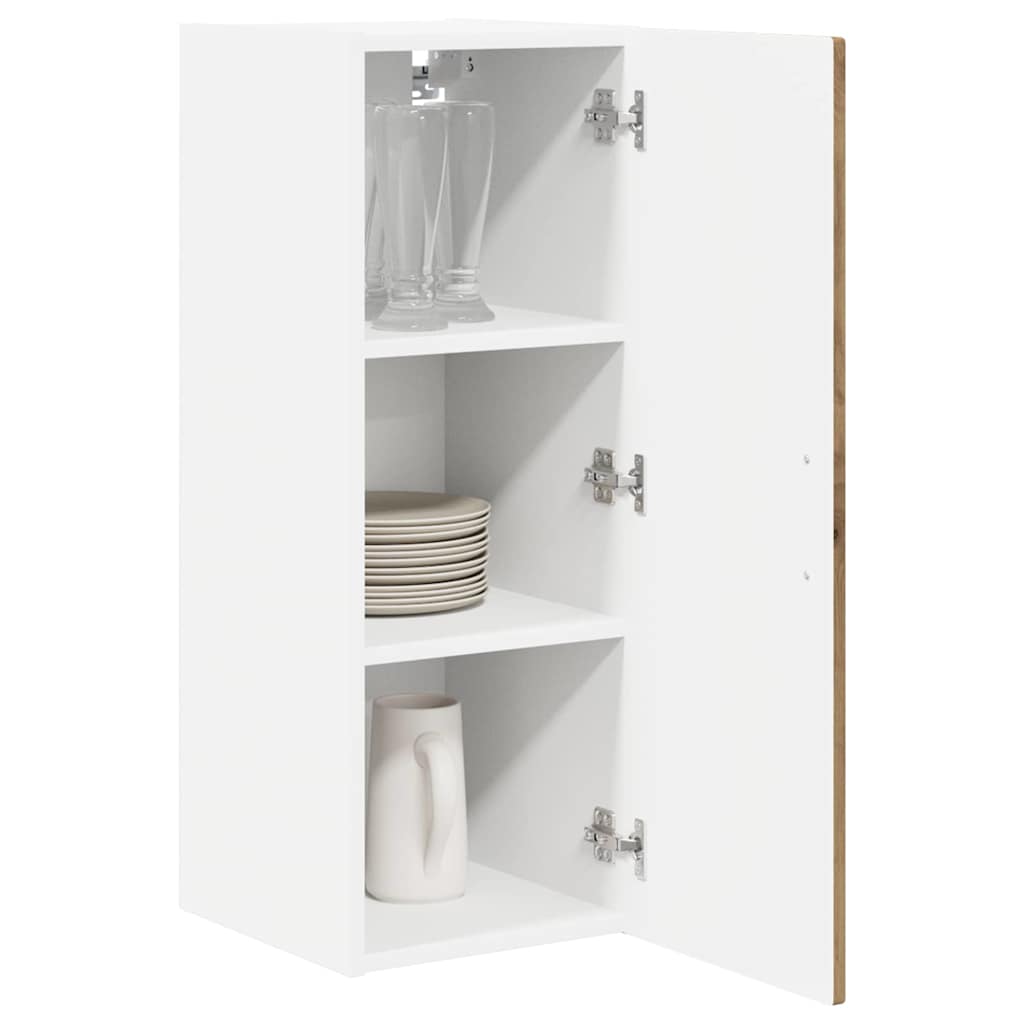 Ormar za Zid 2 pcs Umjetnički hrast 30 x 31 x 80 cm