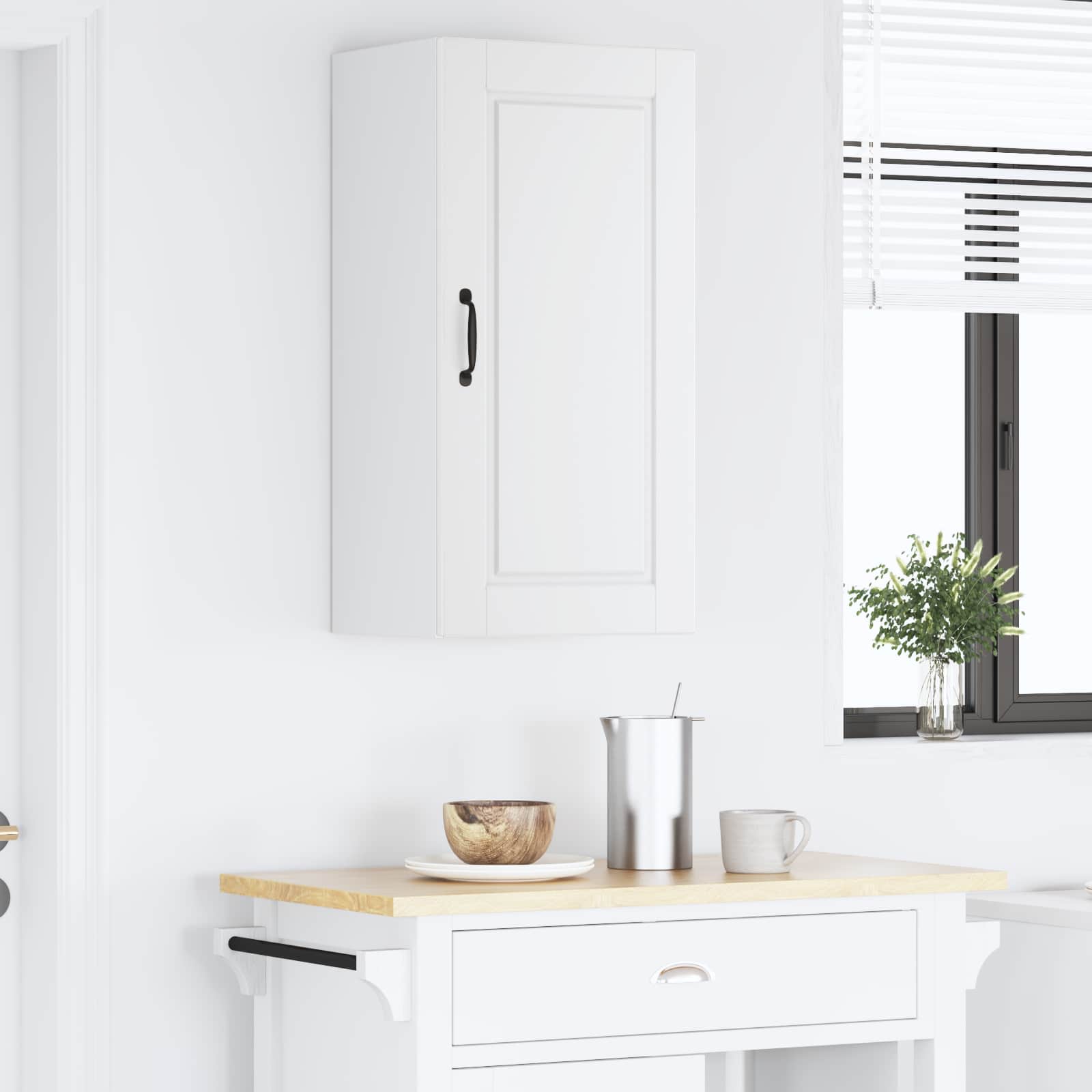 Ormar za Zid Bijelo 40 x 31 x 80 cm Konstruirano drvo