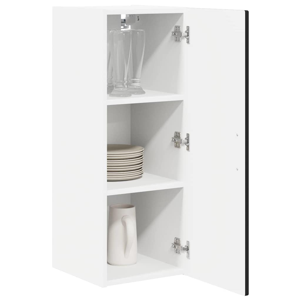 Ormar za Zid Crna 40 x 31 x 80 cm Konstruirano drvo