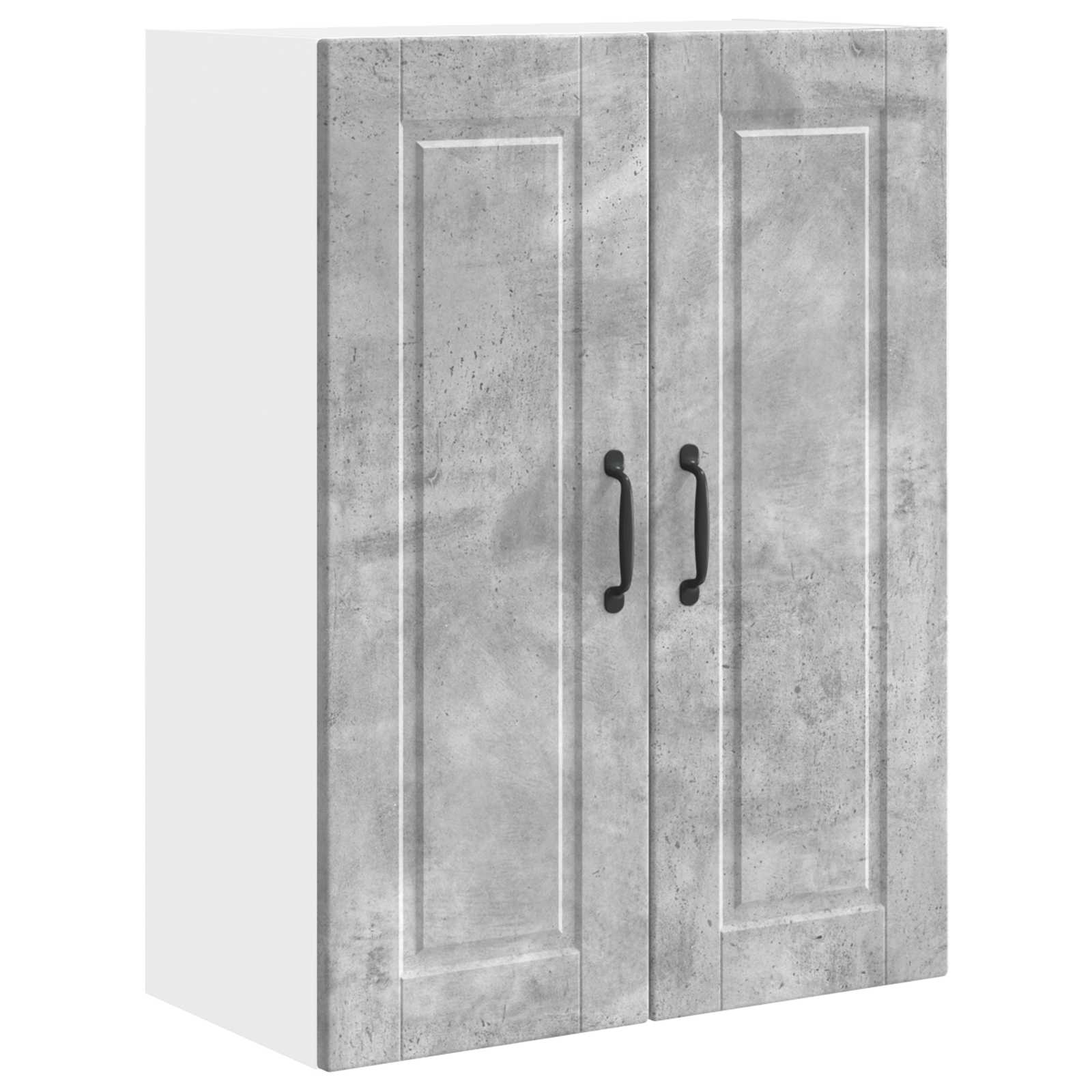 Ormar za Zid Betonski sivi 60 x 31 x 80 cm Konstruirano drvo