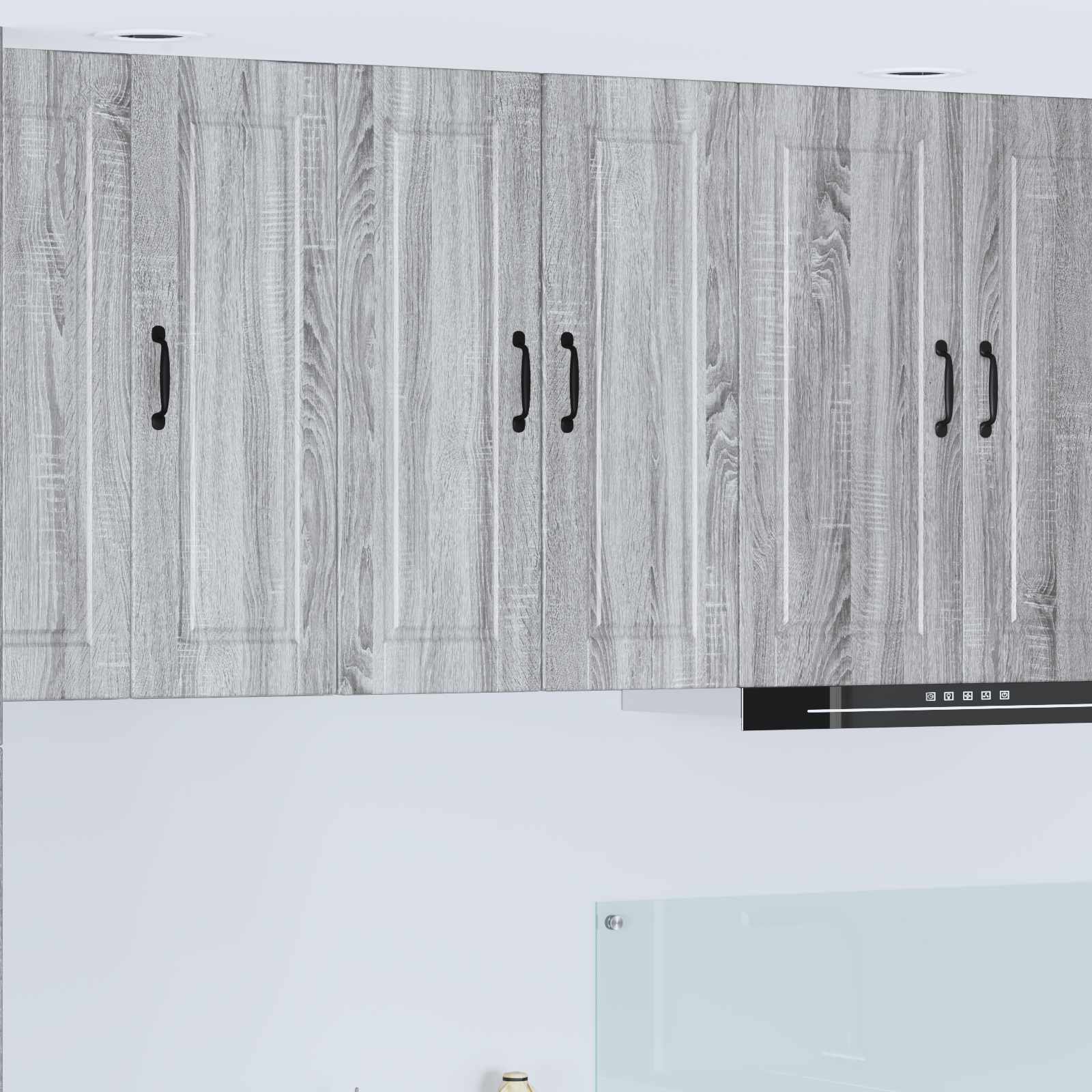 Ormar za Zid Siva Sonoma 60 x 31 x 80 cm Konstruirano drvo