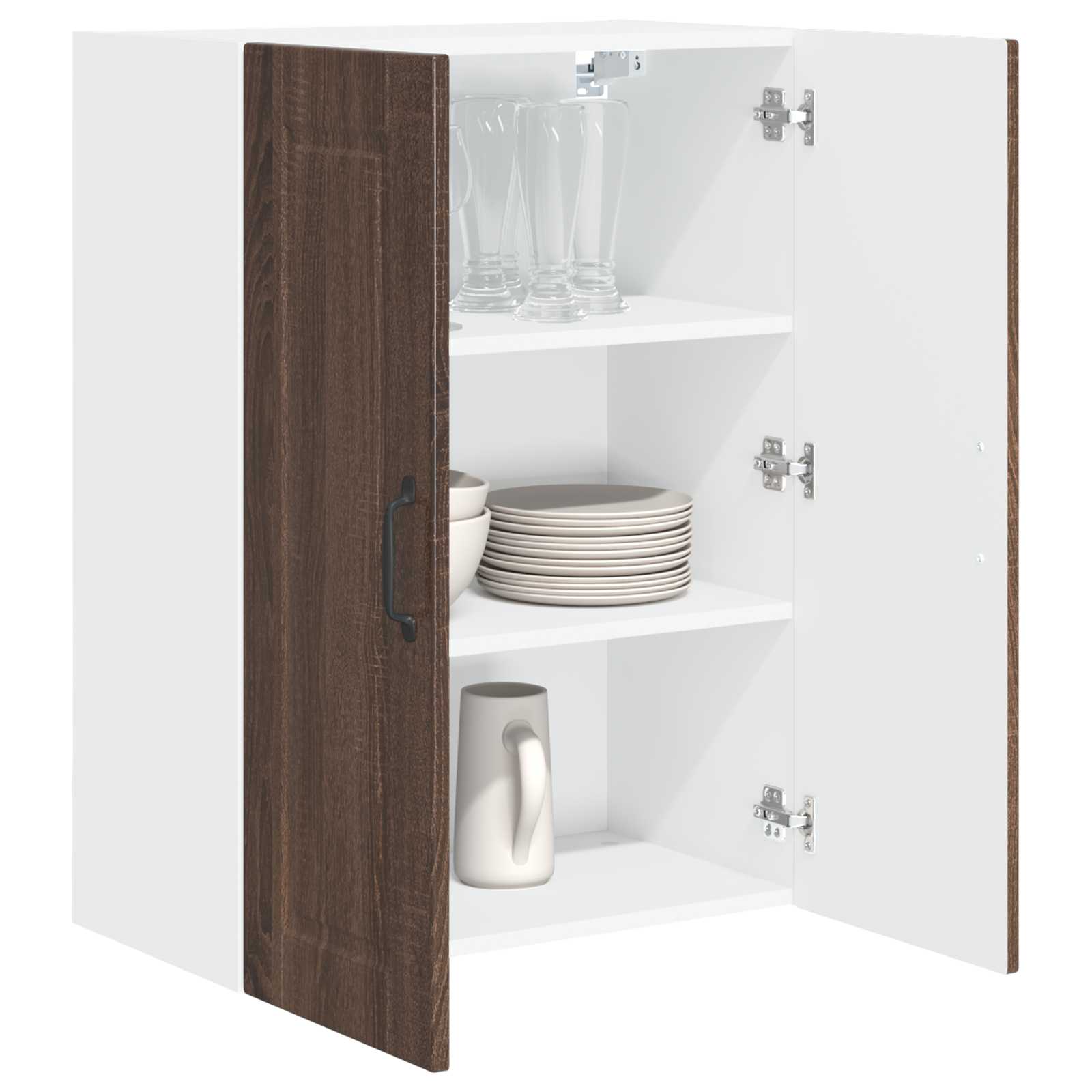Ormar za Zid Smeđi hrast 60 x 31 x 80 cm Konstruirano drvo