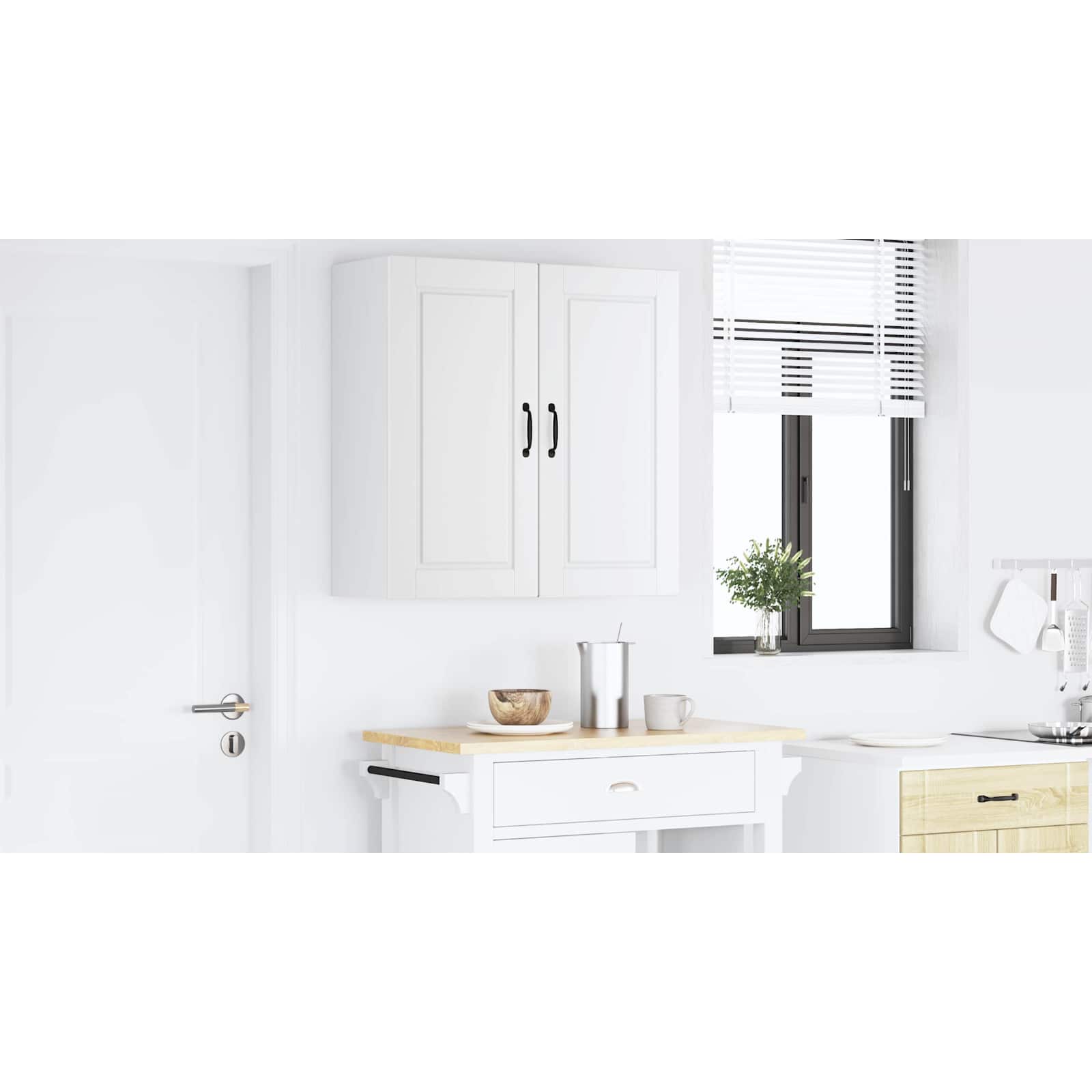 Ormar za Zid Bijelo 80 x 31 x 80 cm Konstruirano drvo