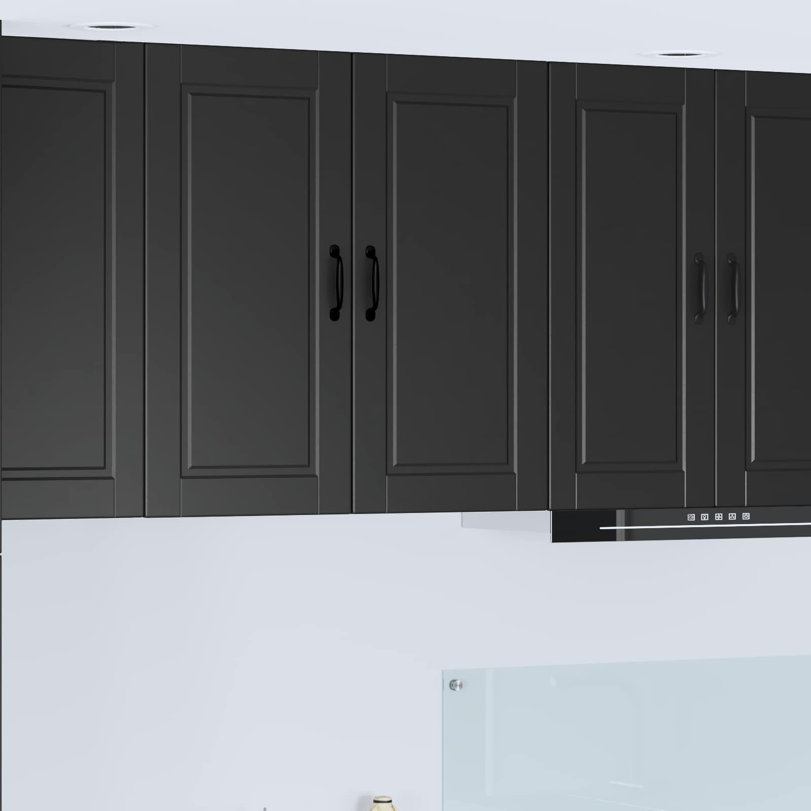 Ormar za Zid Crna 80 x 31 x 80 cm Konstruirano drvo