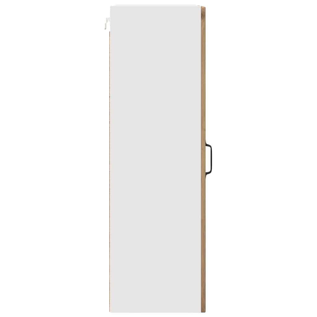 Zidni stakleni ormarić Umjetnički hrast 40 x 31 x 100 cm