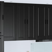 Ormar za Zid Crna 30 x 31 x 100 cm Konstruirano drvo