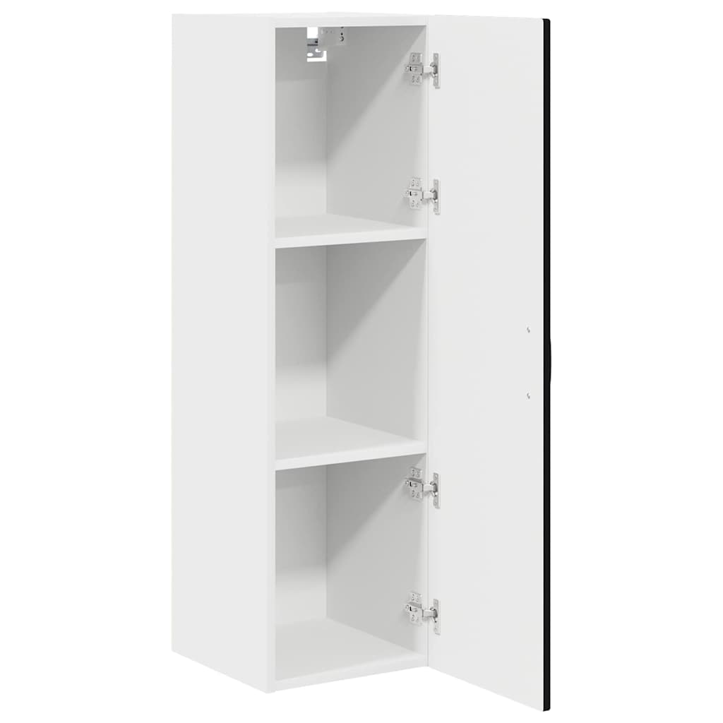 Ormar za Zid Crna 30 x 31 x 100 cm Konstruirano drvo