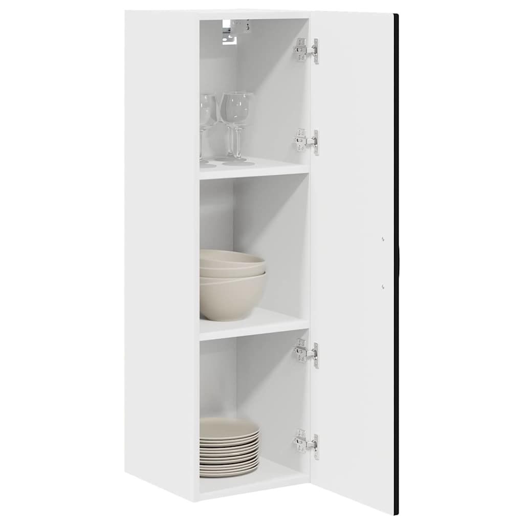Ormar za Zid Crna 30 x 31 x 100 cm Konstruirano drvo