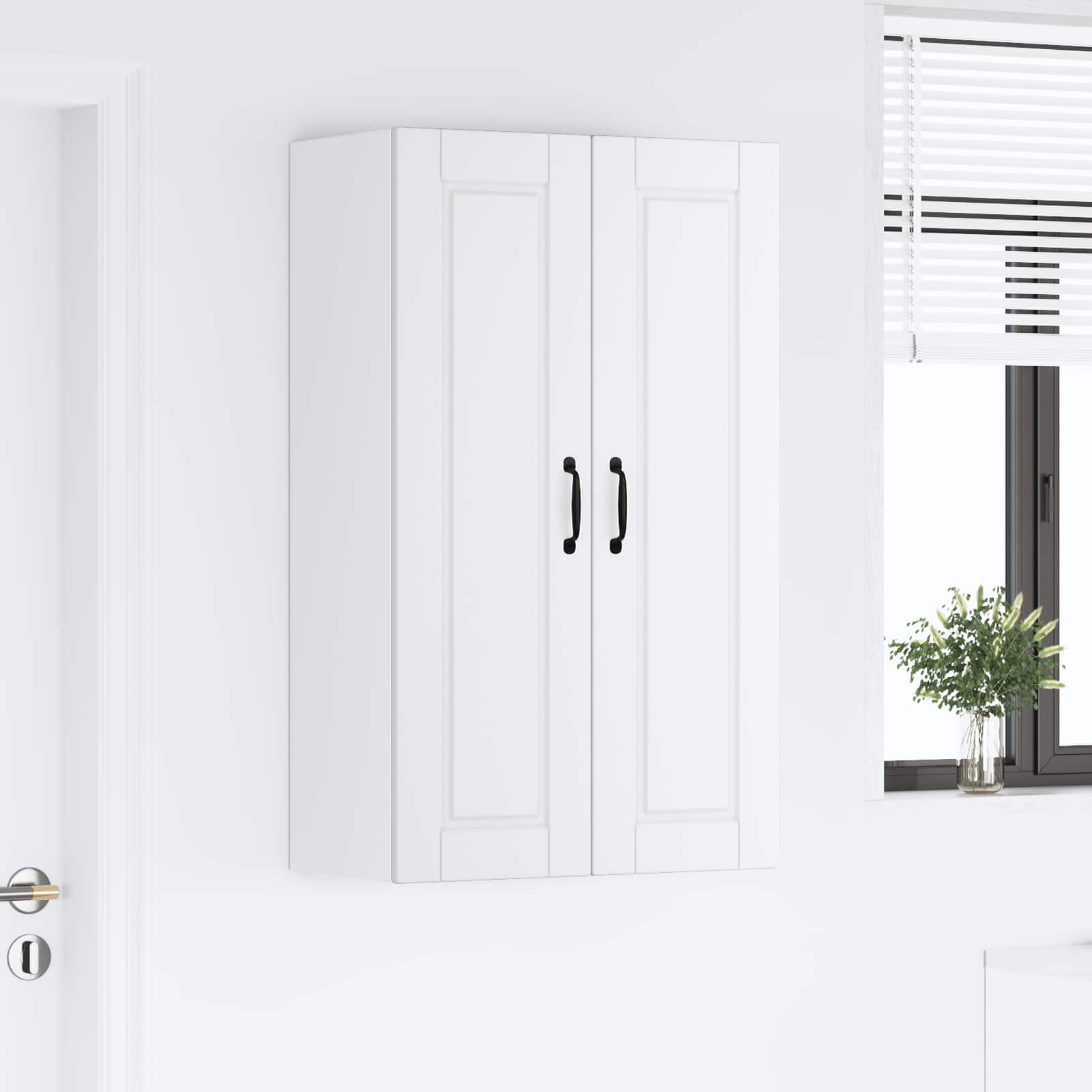Ormar za Zid Bijelo 60 x 31 x 100 cm Konstruirano drvo