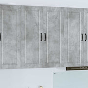 Ormar za Zid Betonski sivi 80 x 31 x 100 cm Konstruirano drvo