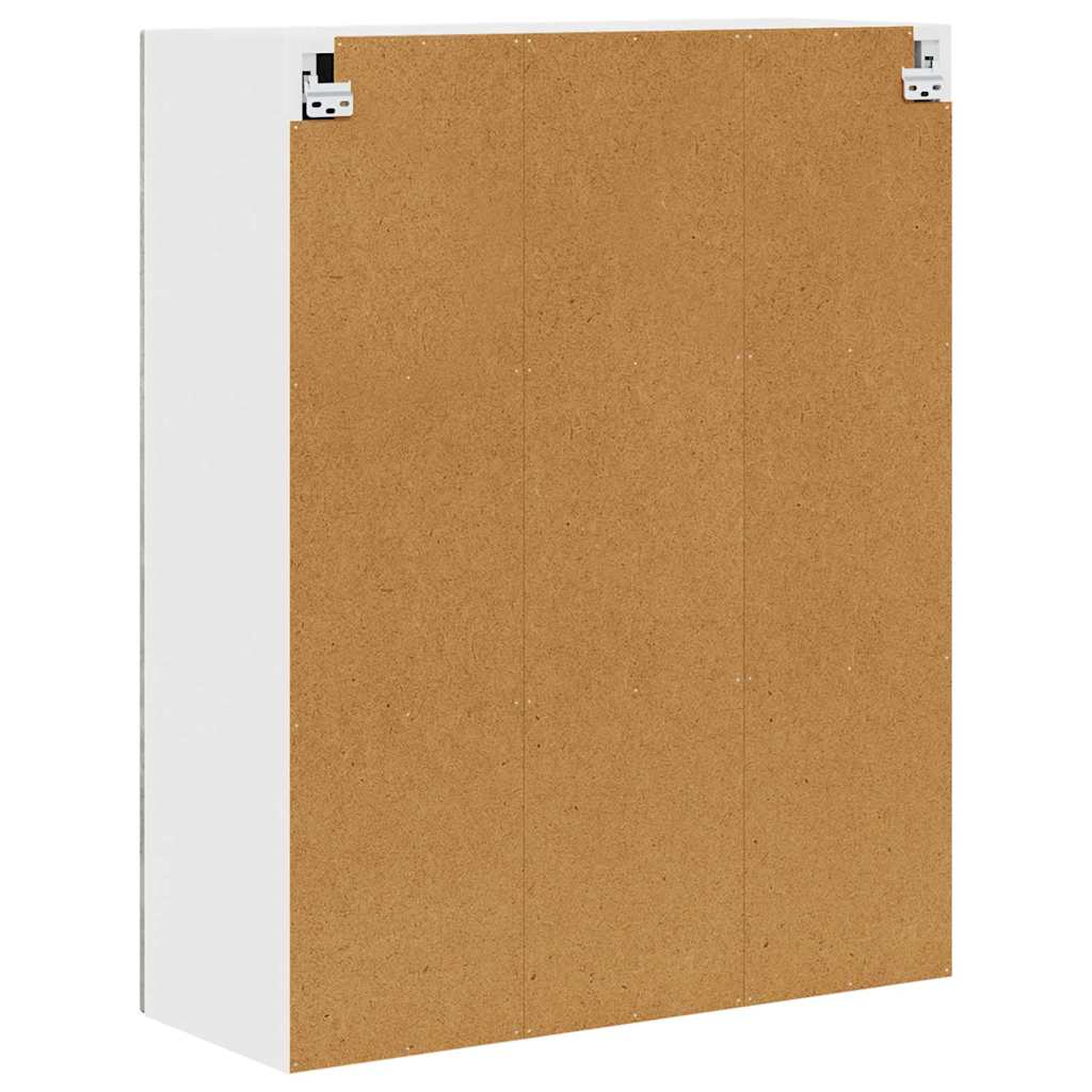 Ormar za Zid Betonski sivi 80 x 31 x 100 cm Konstruirano drvo