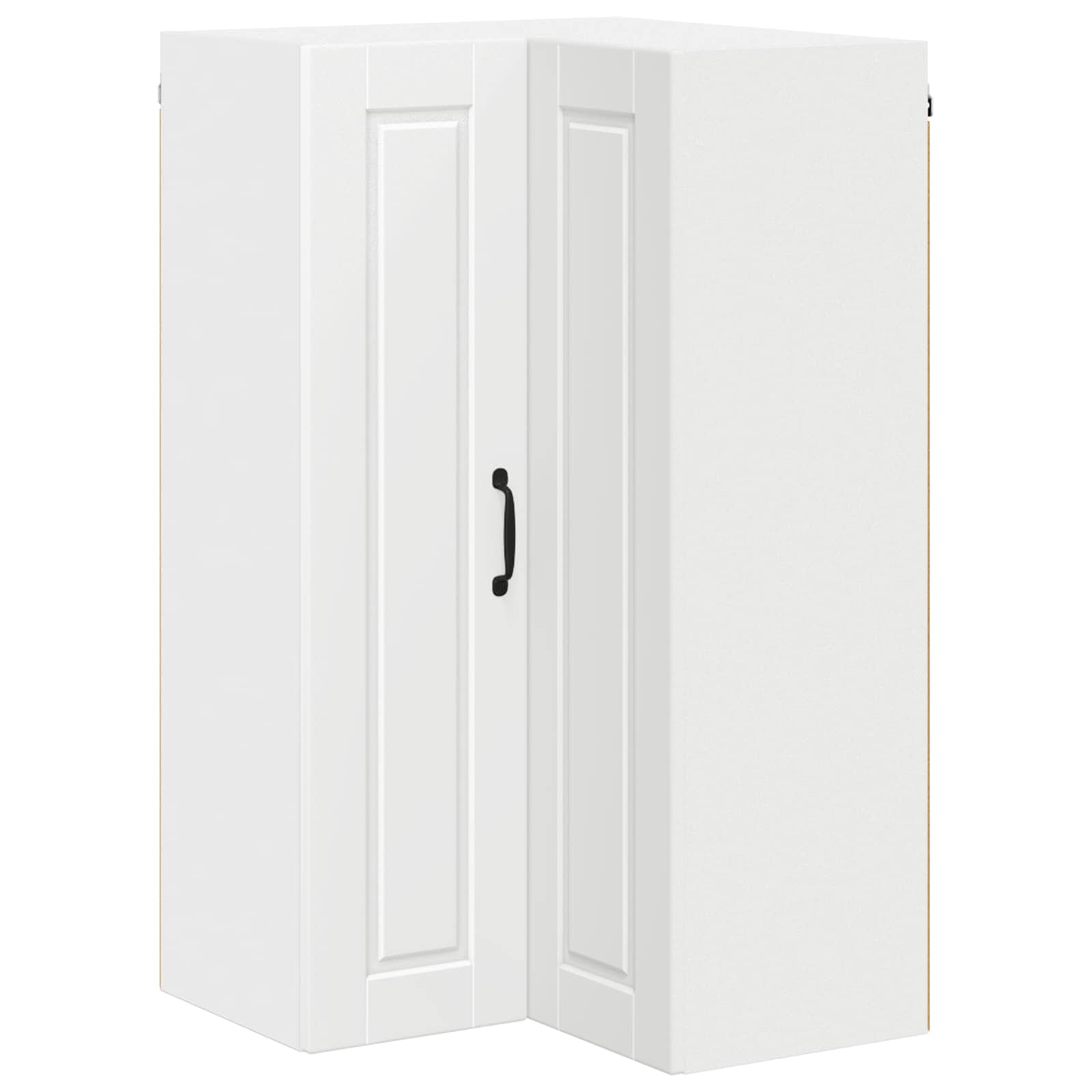 Zidni kutni ormar Bijelo 57 x 57 x 100 cm Konstruirano drvo