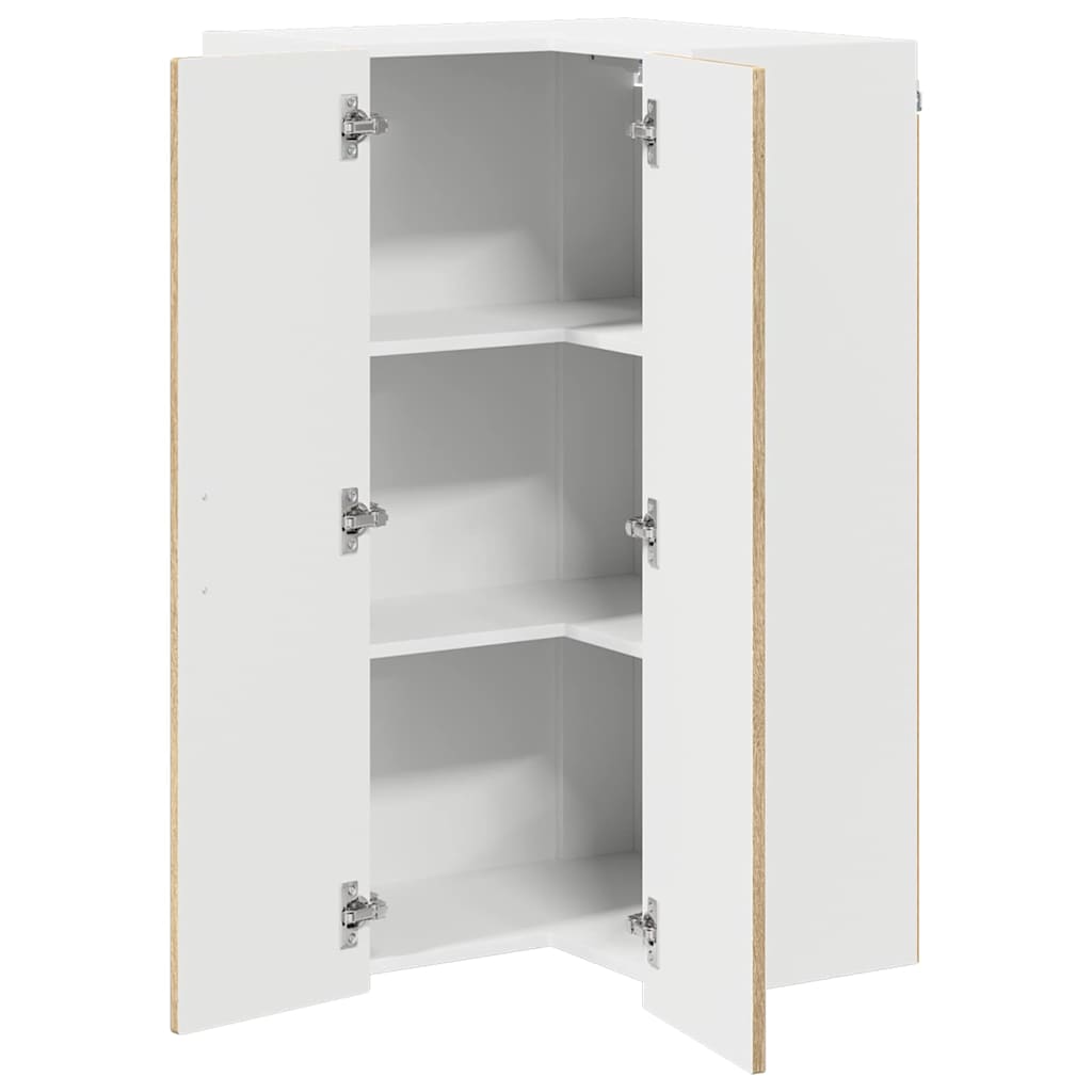 Zidni kutni ormar Sonoma hrast 57 x 57 x 100 cm