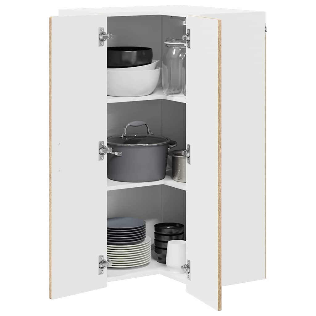 Zidni kutni ormar Sonoma hrast 57 x 57 x 100 cm