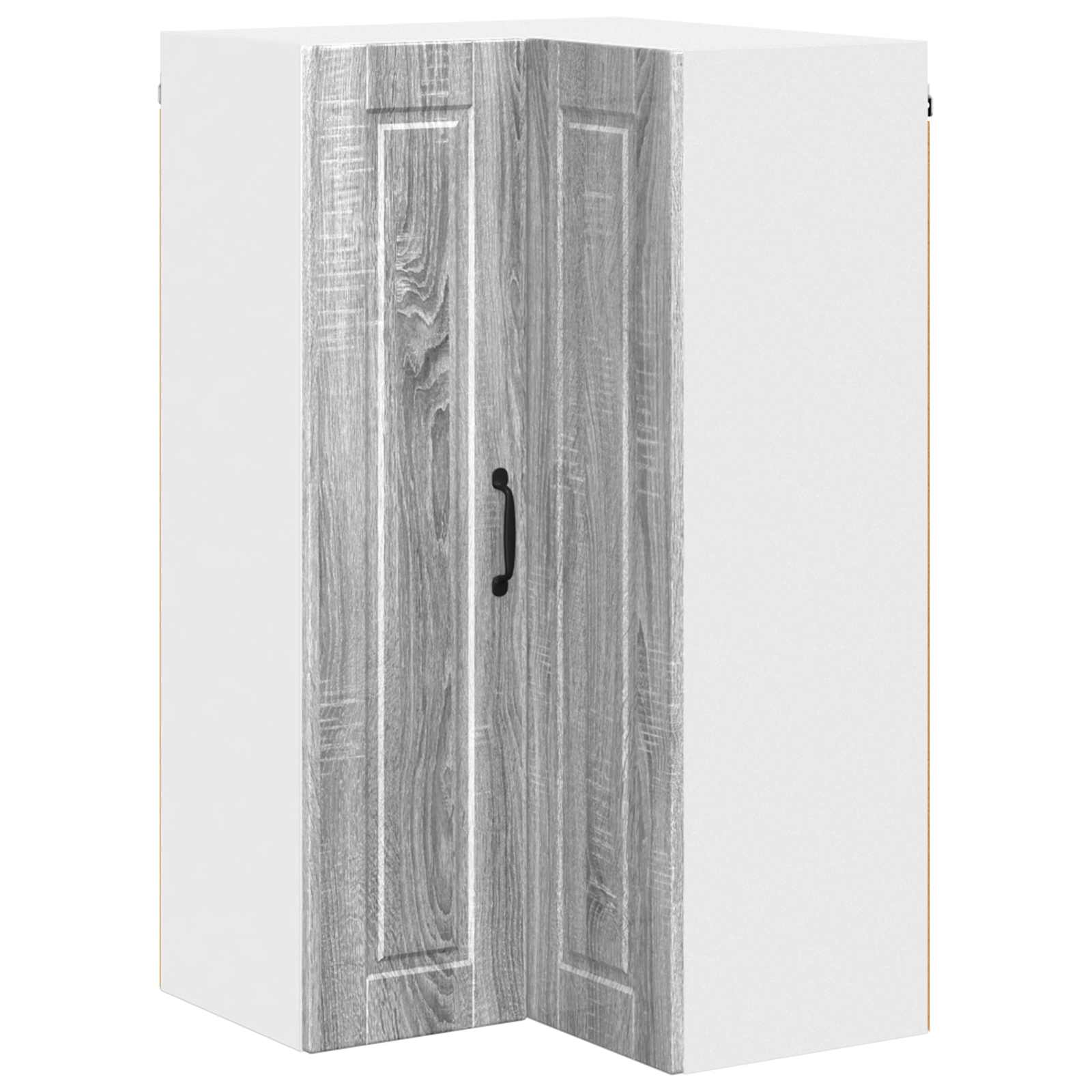 Zidni kutni ormar Siva Sonoma 57 x 57 x 100 cm