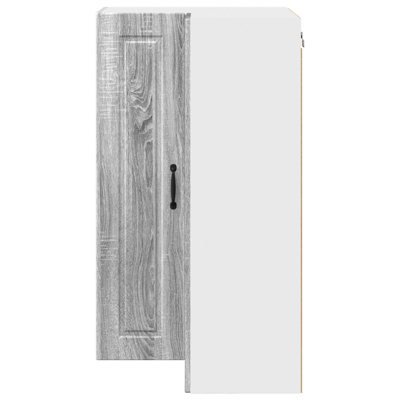 Zidni kutni ormar Siva Sonoma 57 x 57 x 100 cm