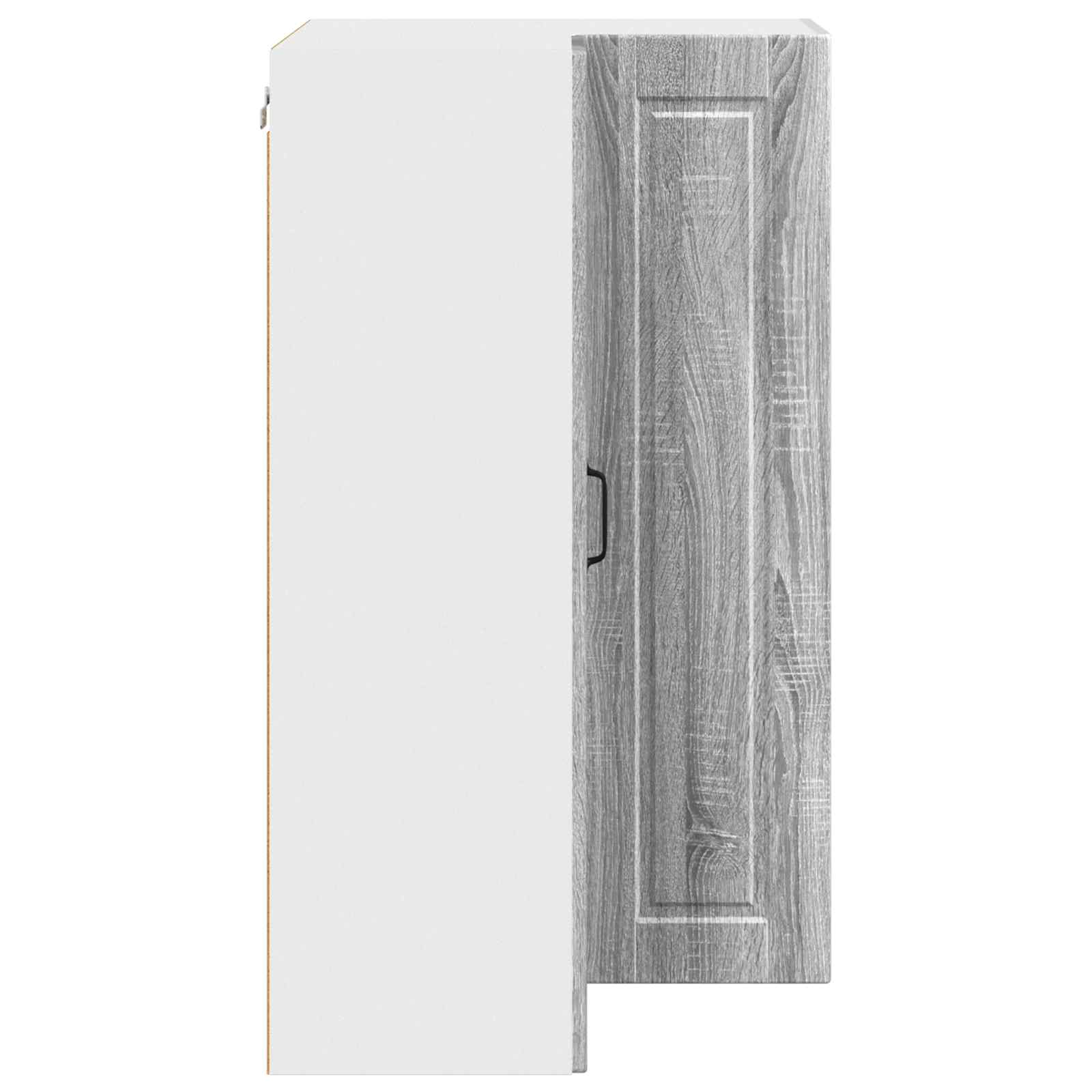 Zidni kutni ormar Siva Sonoma 57 x 57 x 100 cm