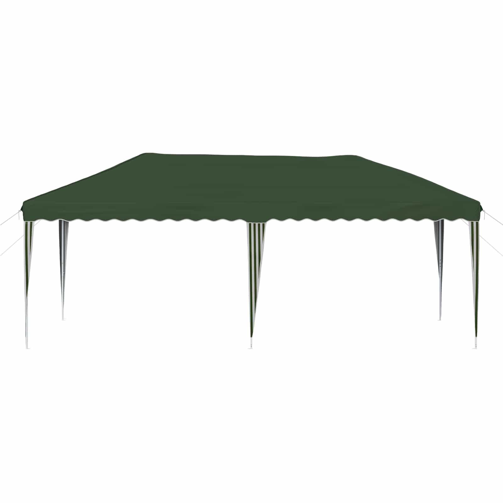 Rastezljivi šator za zabave 575 x 290 x 245 cm Zelena