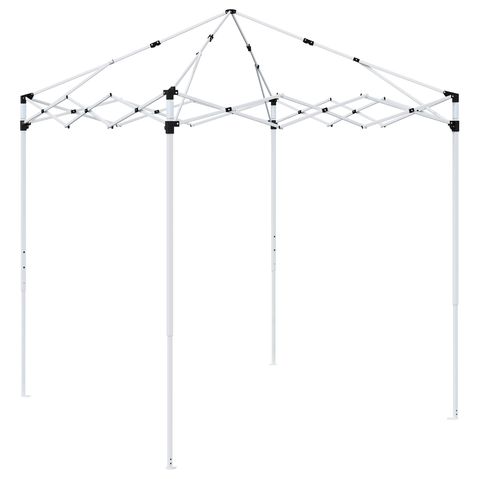 Rastezljivi šator za zabave 192 x 192 x 245 cm Smeđa