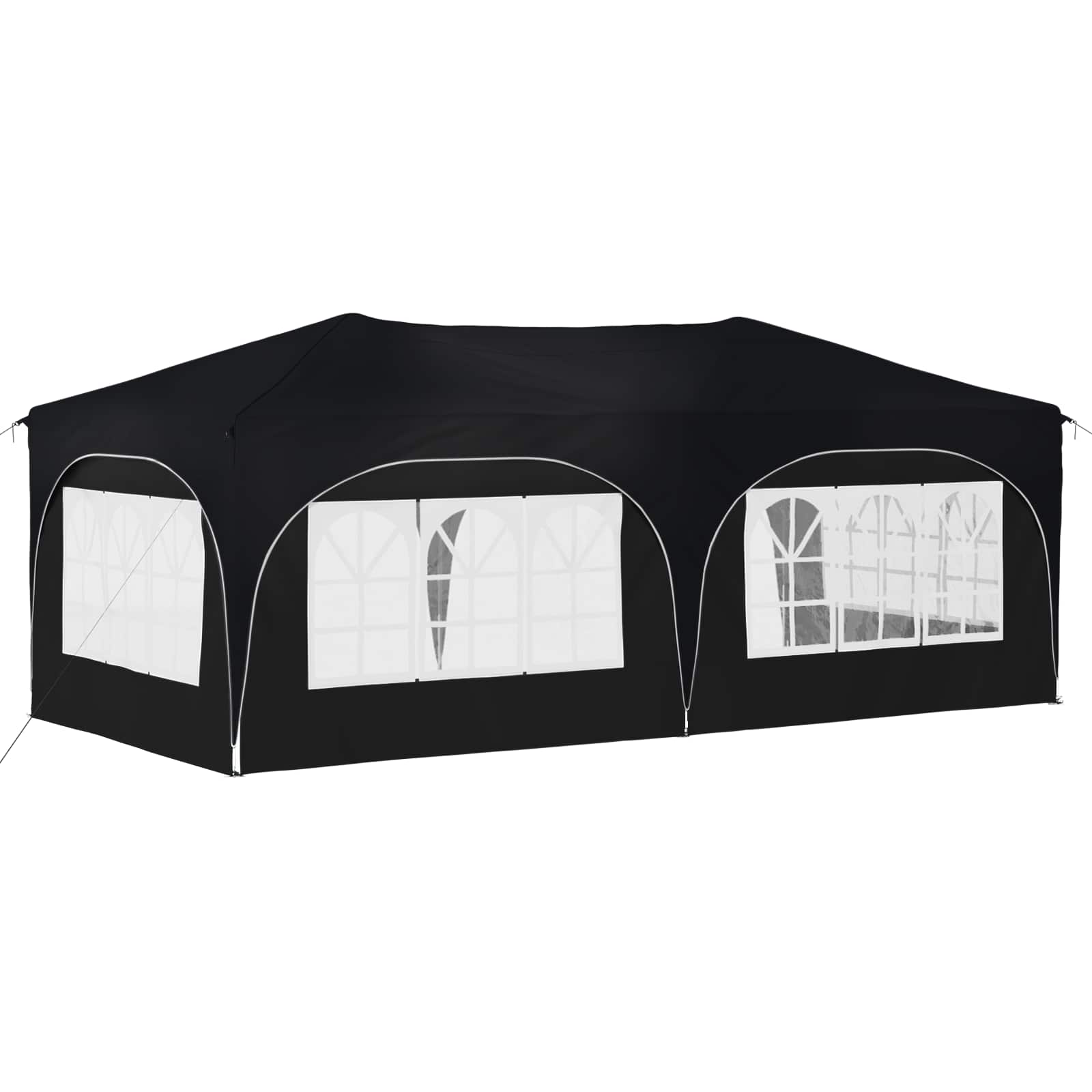 Rastezljivi šator za zabave Antracit 575 x 288 x 245 cm