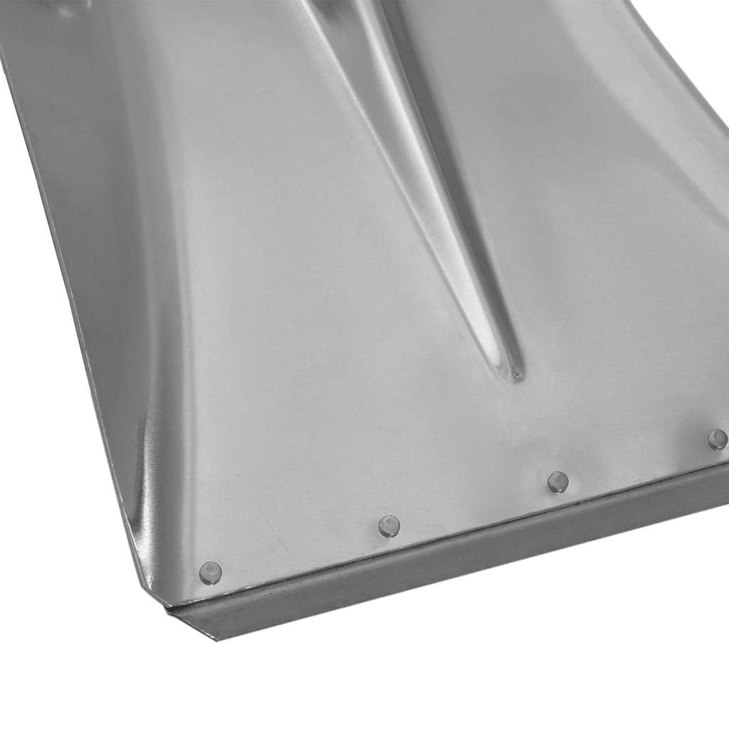 Glava lopate 4 pcs Srebrno 45 x 38 cm Aluminij