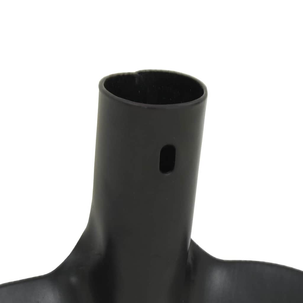 Glava lopate 4 pcs Crna 34,5 x 24 cm Čelik s prahom premazan