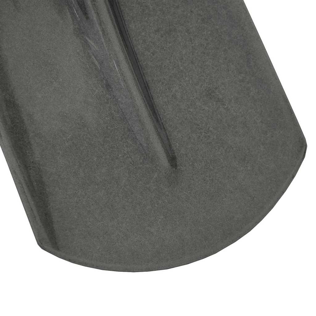 Glava lopate 4 pcs Srebrno 33 x 21 cm Čelik s prahom premazan