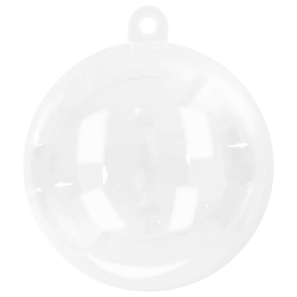 Set Božićnih Ukrasnih Kuglica 25 pcs *Transparent*an Ø 10 cm